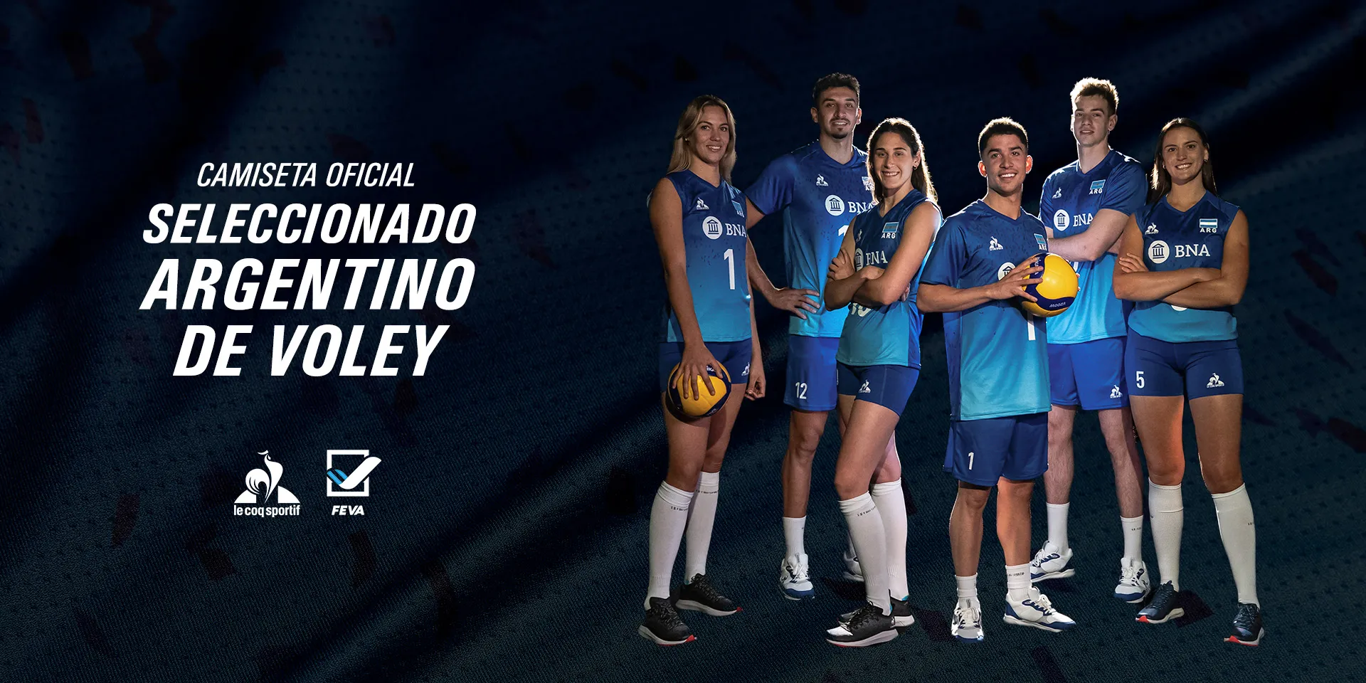 Camiseta oficial del seleccionado argentino de voley